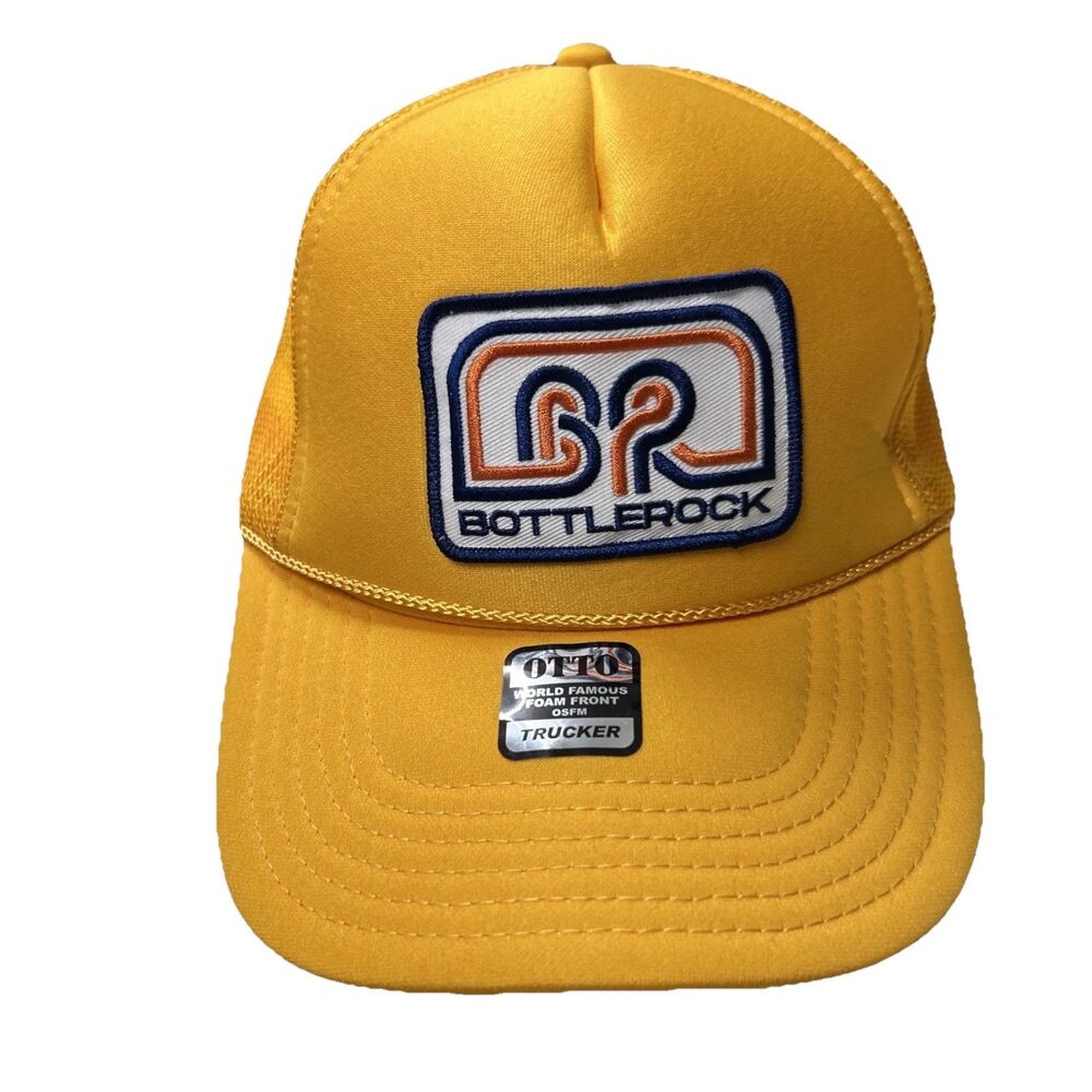 Bottlerock Music Festival Napa Valley Bottle Rock Gold Corded Snapback Hat